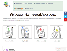 Tablet Screenshot of bonsaijack.com